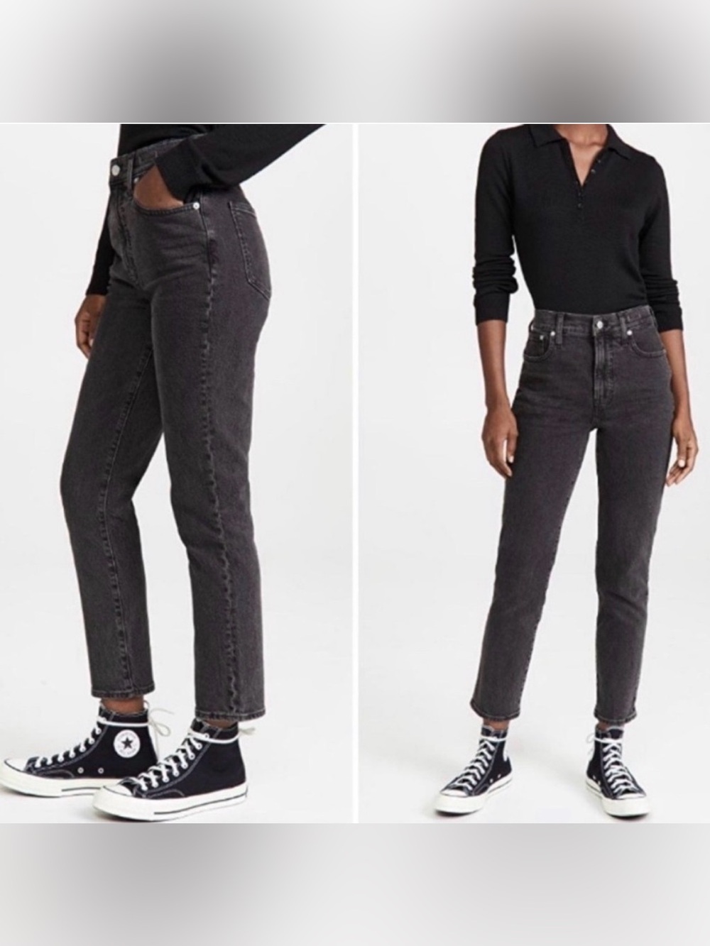 Madewell Black-Gray Perfect Vintage Jean